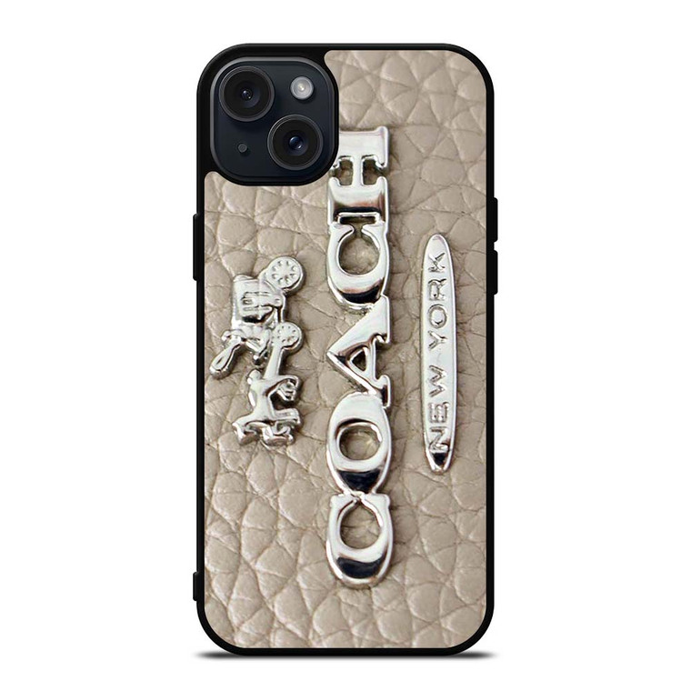 COACH LOGO GLOWING TEXTURE iPhone 15 Plus Case Cover