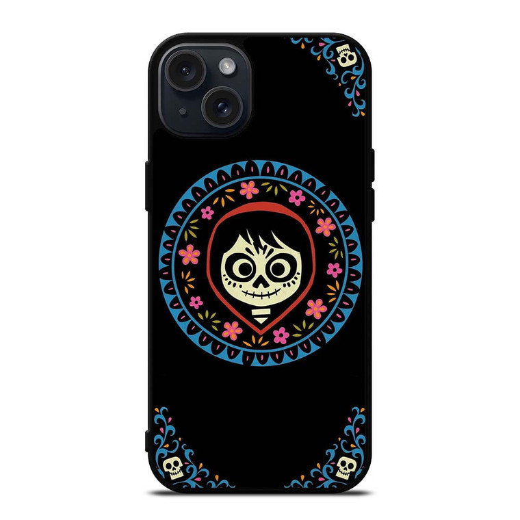 COCO DISNEY MIGUEL SKULL ART iPhone 15 Plus Case Cover