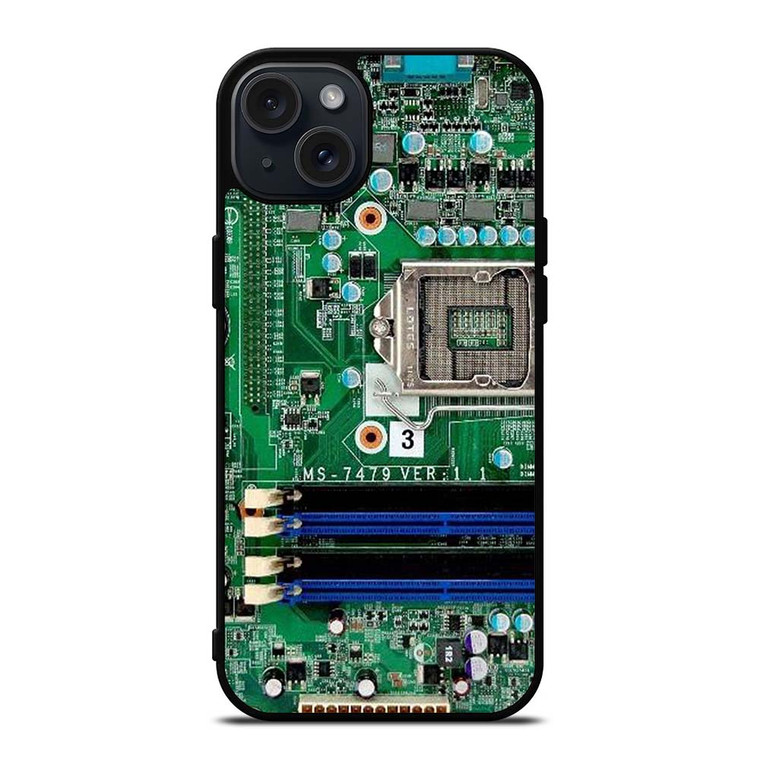 COMPUTER MOTHERBOARD iPhone 15 Plus Case Cover