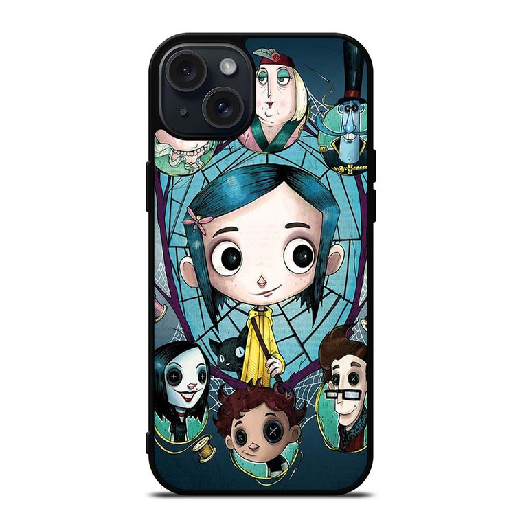 CORALINE MOVIE CHARACTER iPhone 15 Plus Case Cover