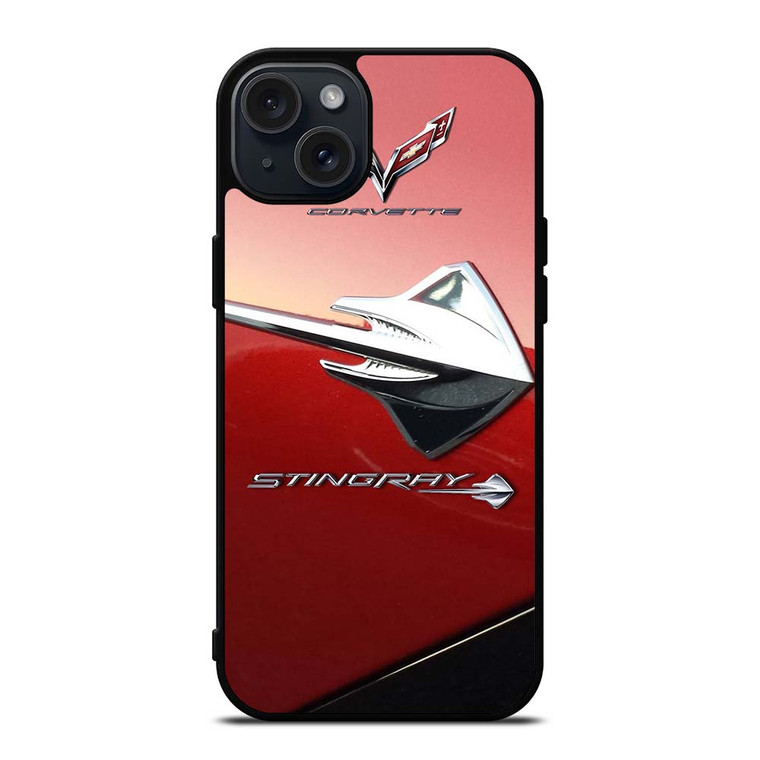 CORVETTE STINGRAY C7 EMBLEM iPhone 15 Plus Case Cover