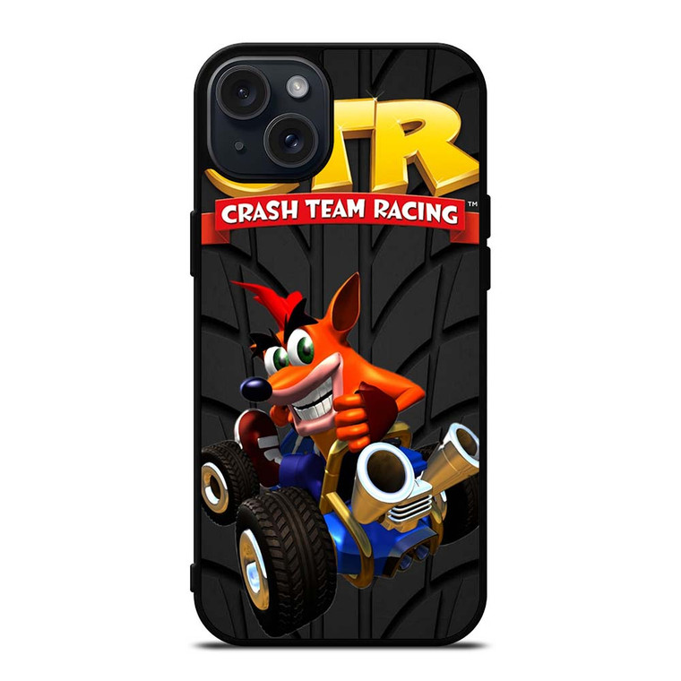 CRASH TEAM RACING BANDICOOT CTR TIRE iPhone 15 Plus Case Cover