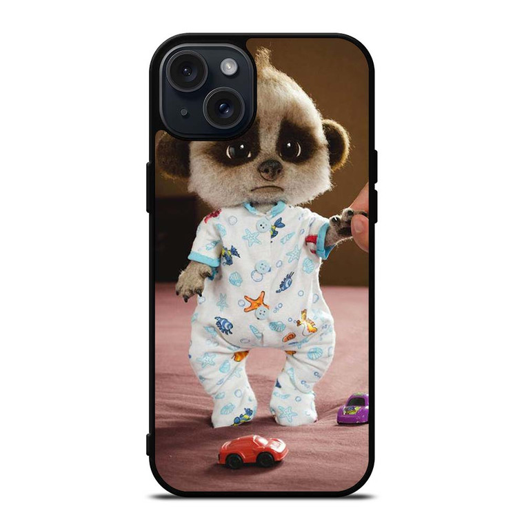 CUTE MEERKAT BABY OLEG iPhone 15 Plus Case Cover