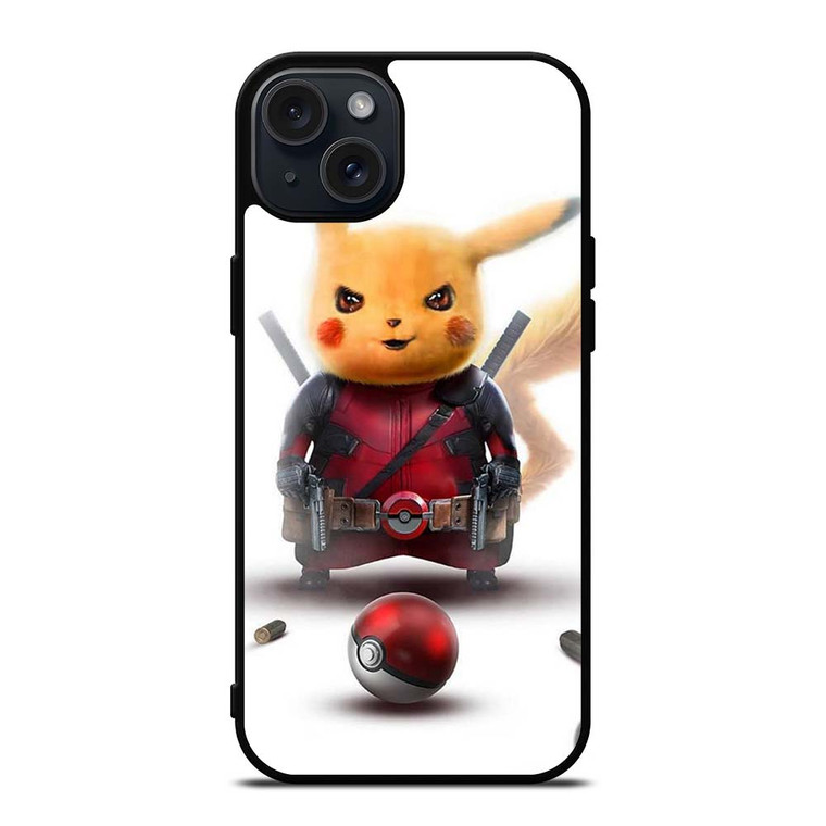 DEADPOOL PIKACHU POKEMON iPhone 15 Plus Case Cover