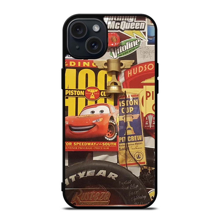 DISNEY CARS MOVIE COLLAGE iPhone 15 Plus Case Cover