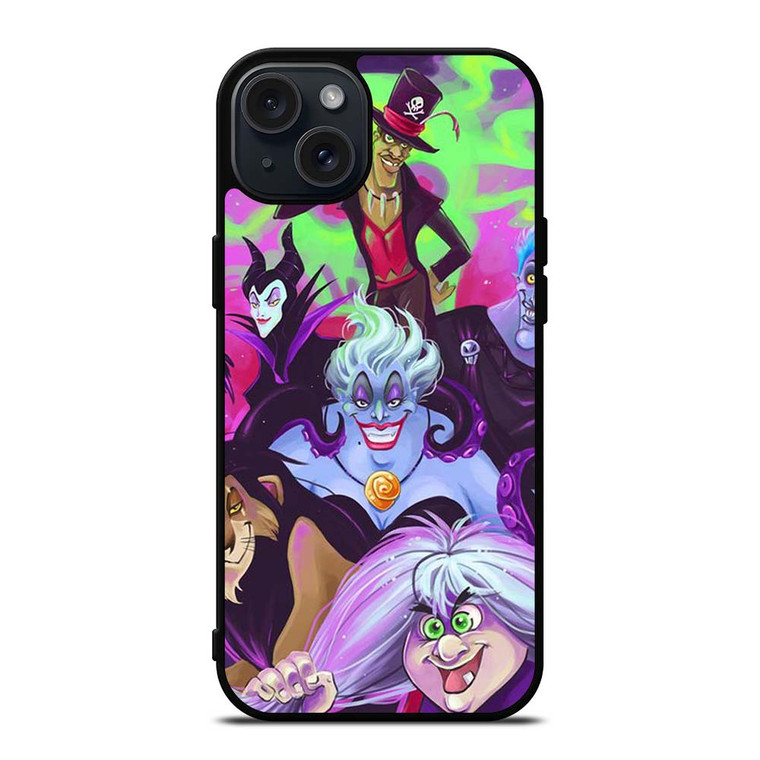 DISNEY VILLAINS URSULA AND FRIENDS iPhone 15 Plus Case Cover