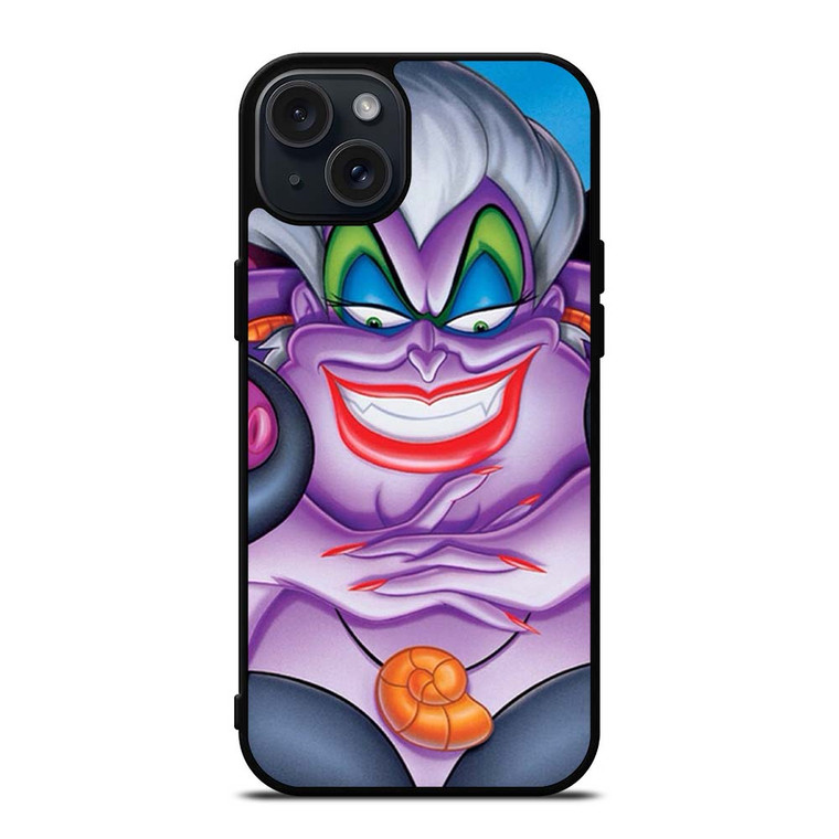 DISNEY VILLAINS URSULA FACE iPhone 15 Plus Case Cover