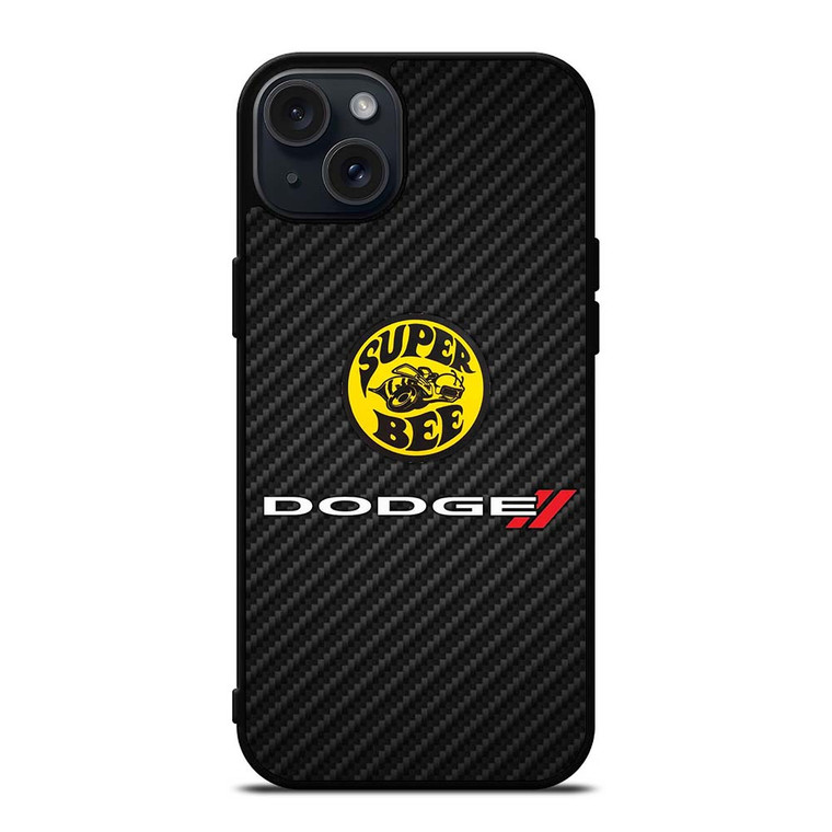 DODGE CHARGER SUPER BEE CARBON iPhone 15 Plus Case Cover