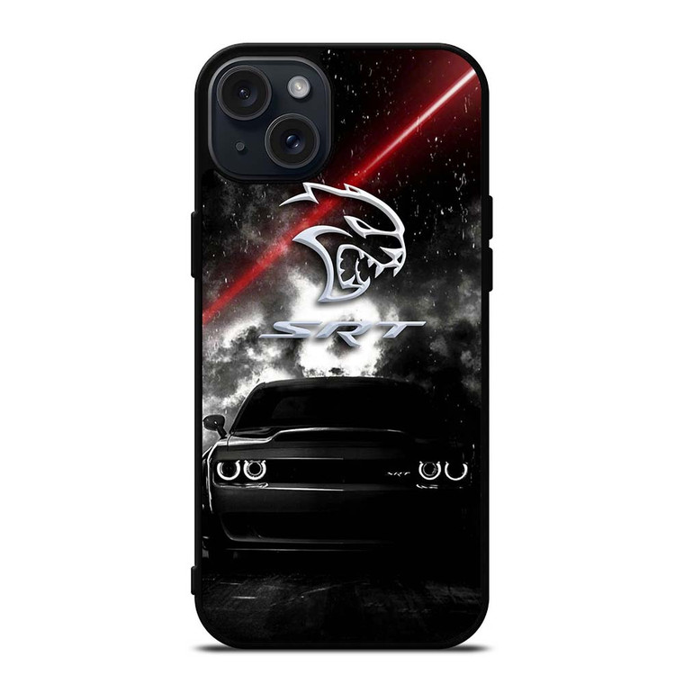DODGE SRT BLACK CAR iPhone 15 Plus Case Cover