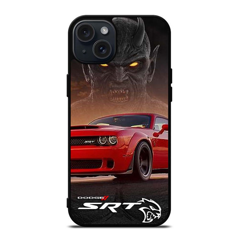 DODGE SRT DEMON CAR LOGO iPhone 15 Plus Case Cover