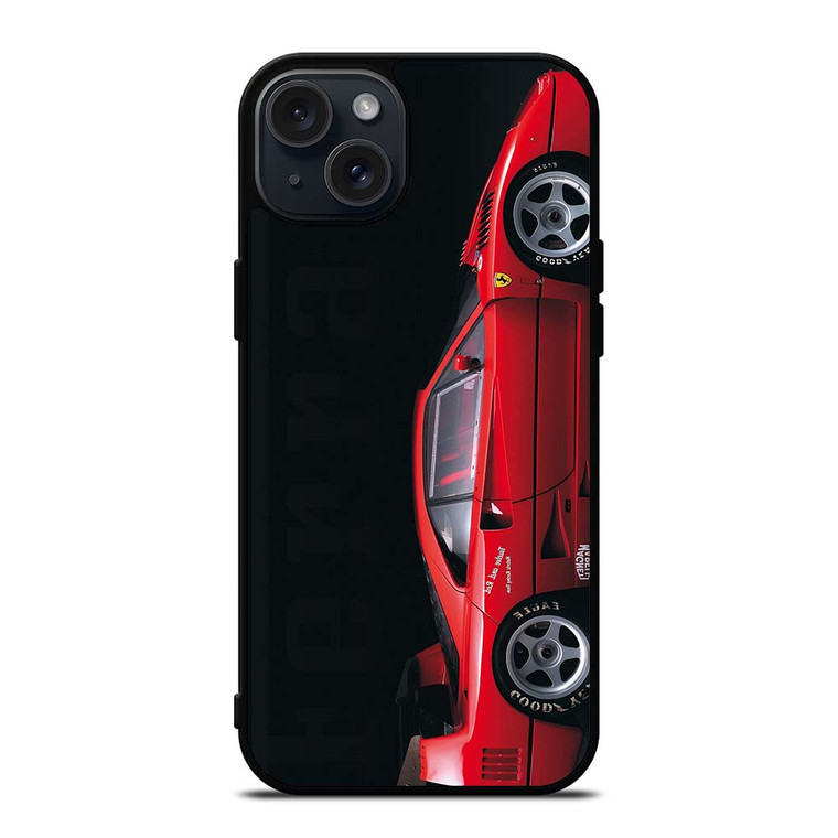 FERRARI F40 VINTAGE SUPERCAR iPhone 15 Plus Case Cover