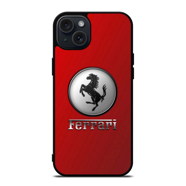 FERRARI SUPER CAR BUTTON iPhone 15 Plus Case Cover