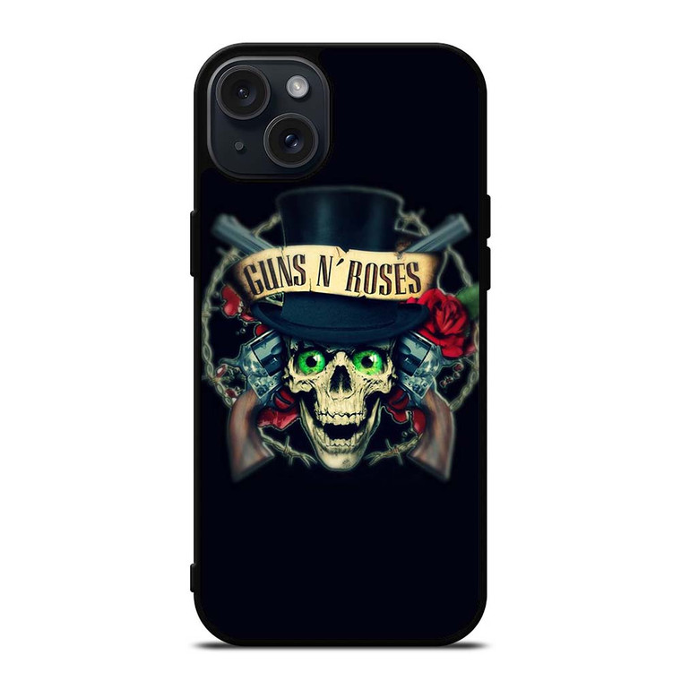 GUNS N ROSES SKULL LOGO iPhone 15 Plus Case Cover