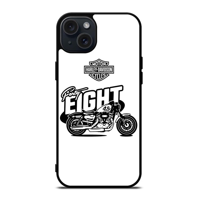 HARLEY DAVIDSON FORTY EIGHT ART iPhone 15 Plus Case Cover