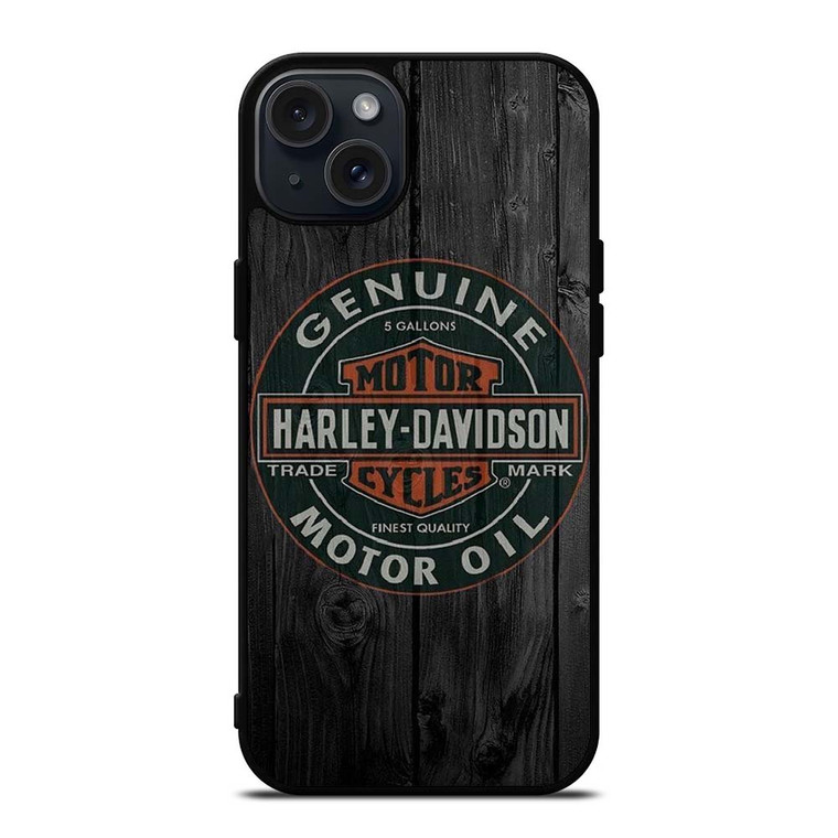 HARLEY DAVIDSON OIL BADGE iPhone 15 Plus Case Cover