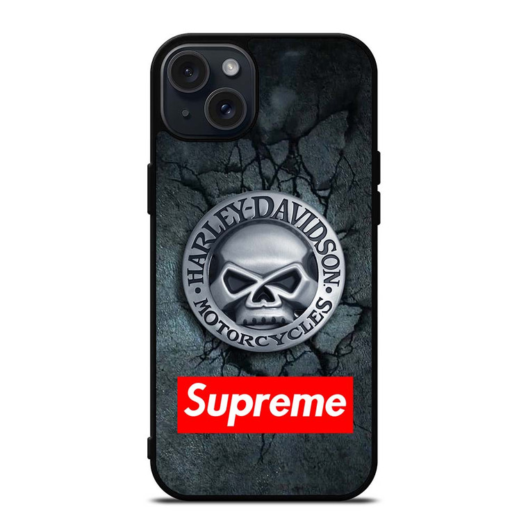 HARLEY DAVIDSON SUPREME iPhone 15 Plus Case Cover