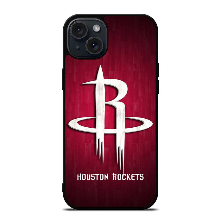 HOUSTON ROCKETS WOODEN LOGO 2 iPhone 15 Plus Case Cover