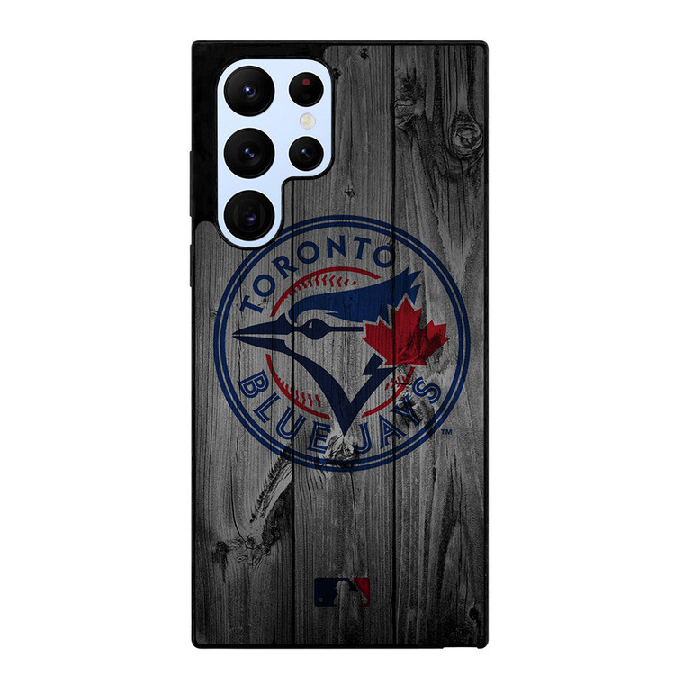TORONTO BLUE JAYS BASEBALL MLB WOOD LOGO Samsung Galaxy S22 Ultra Case Cover