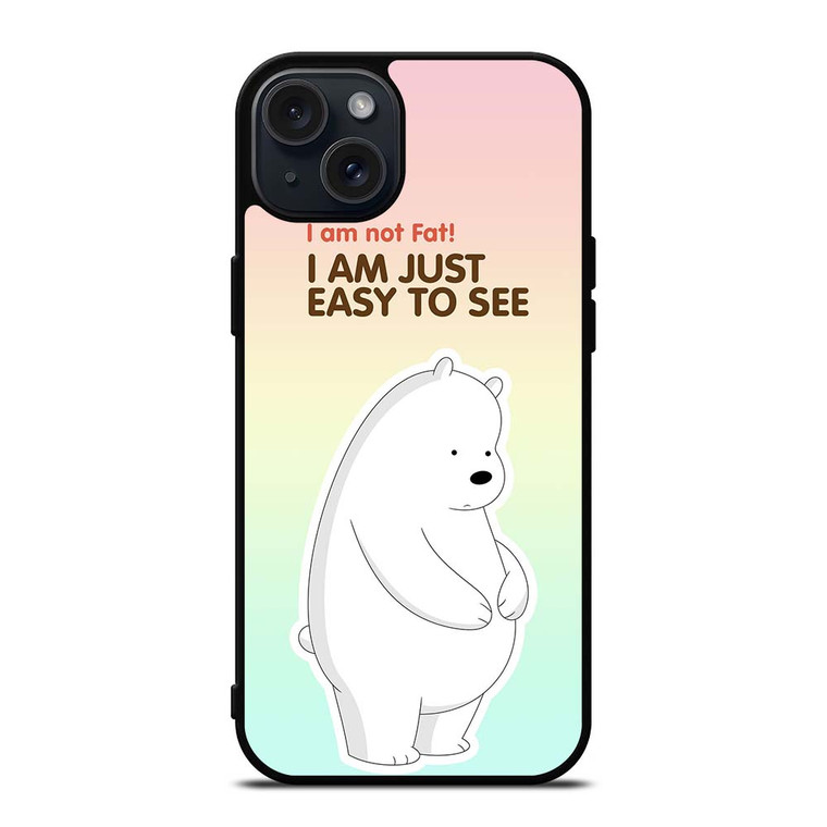 ICE BEAR WE BARE BEARS CARTOON iPhone 15 Plus Case Cover