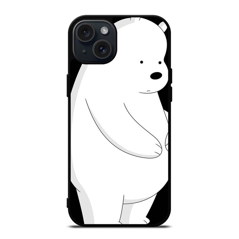 ICE BEAR WE BARE BEARS CUTE 2 iPhone 15 Plus Case Cover