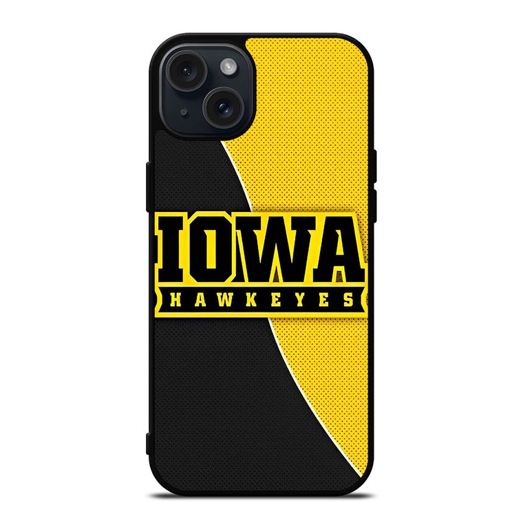 IOWA HAWKEYES UNIVERSITY FOOTBALL iPhone 15 Plus Case Cover