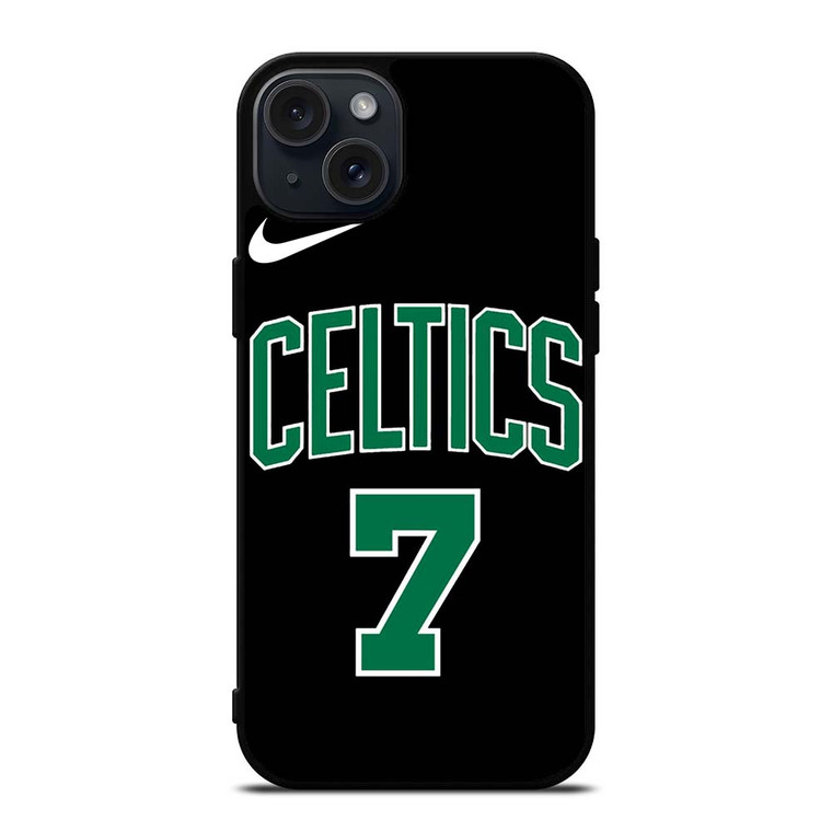 JAYLEN BROWN BOSTON CELTICS BLACK iPhone 15 Plus Case Cover