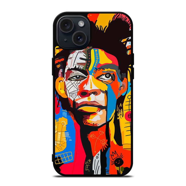 JEAN MICHEL BASQUIAT PORTRAIT iPhone 15 Plus Case Cover