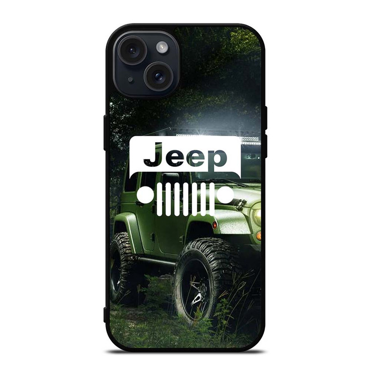 JEEP IN JUNGLE iPhone 15 Plus Case Cover