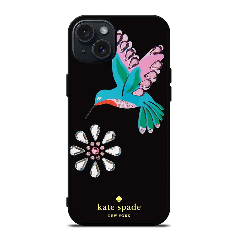 KATE SPADE BIRD FLOWER iPhone 15 Plus Case Cover