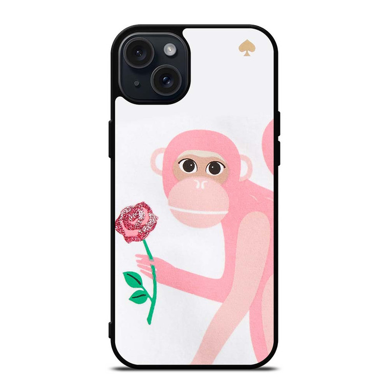 KATE SPADE MONKEY APPLIQUE iPhone 15 Plus Case Cover