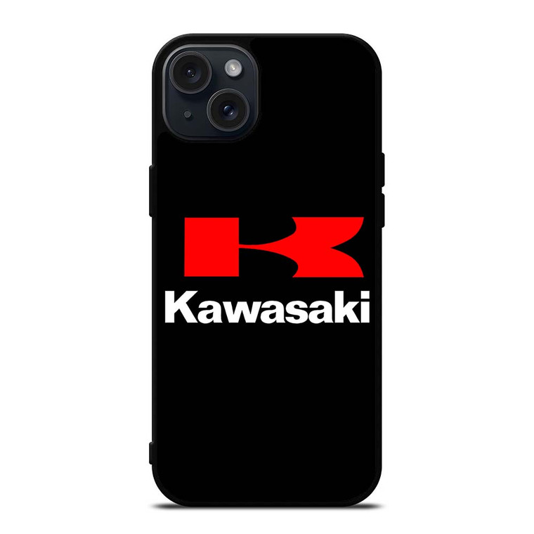 KAWASAKI MOTOR RED LOGO iPhone 15 Plus Case Cover