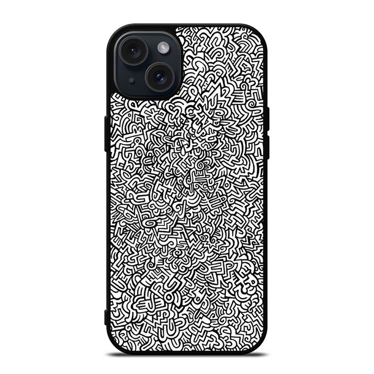 KEITH HARING ABSTRACT iPhone 15 Plus Case Cover