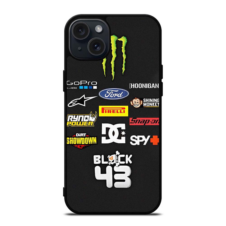 KEN BLOCK RALLY LOGO iPhone 15 Plus Case Cover