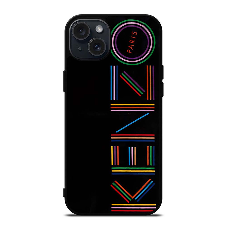 KENZO PARIS COLORFUL LOGO iPhone 15 Plus Case Cover