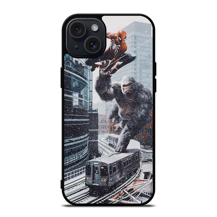 KINGKONG VS SPIDER iPhone 15 Plus Case Cover