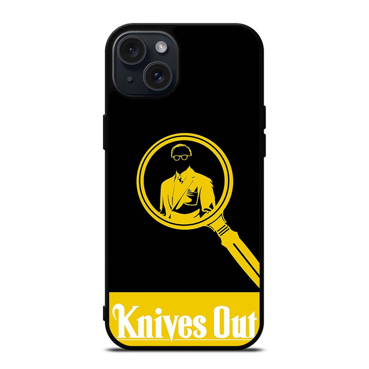 KNIVES OUT DANIEL CRAIG SILHOUETTE iPhone 15 Plus Case Cover KNIVES OUT DANIEL CRAIG SILHOUETTE iPhone 15 Plus Case Cover