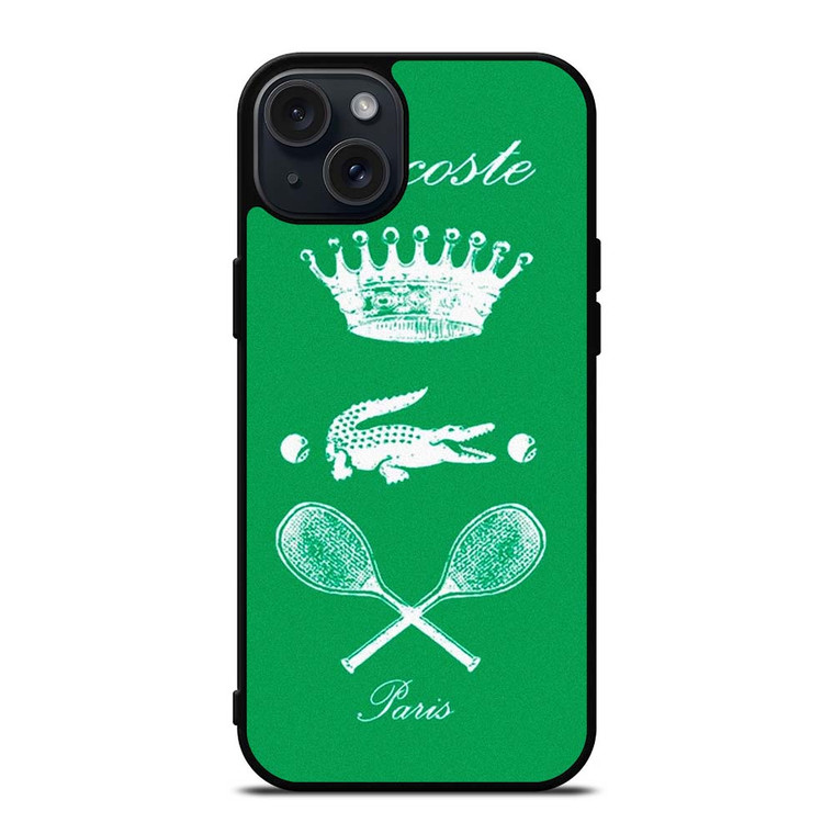 LACOSTE TENNIS PARIS iPhone 15 Plus Case Cover