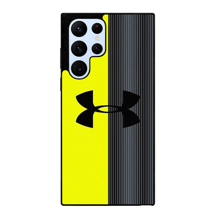 UNDER ARMOUR YELLOW STRIPE Samsung Galaxy S22 Ultra Case Cover