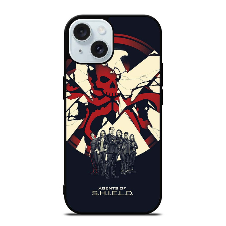 AGENTS OF SHIELD MARVEL iPhone 15 Case Cover