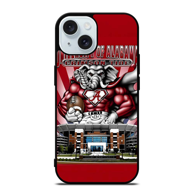 ALABAMA CRIMSON CAMPUS iPhone 15 Case Cover