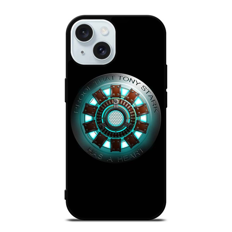 ARC REACTOR IRONMAN MARVEL iPhone 15 Case Cover
