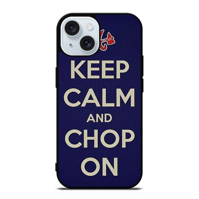 ATLANTA BRAVES CHOP ON BASEBALL iPhone 15 Case Cover