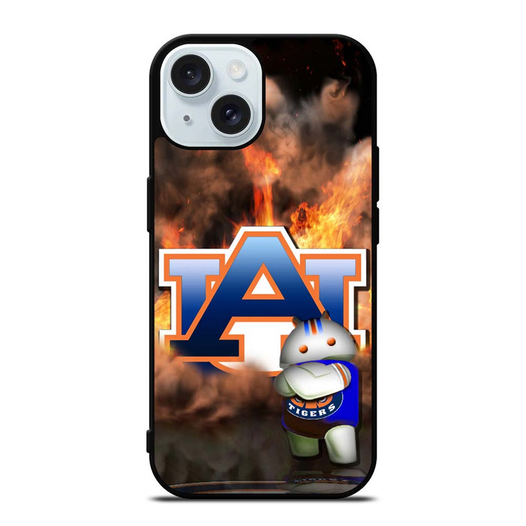 AUBURN TIGERS LOGO MASCOT CUTE iPhone 15 Case Cover