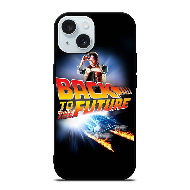 BACK TO THE FUTURE CAR DELOREAON iPhone 15 Case Cover