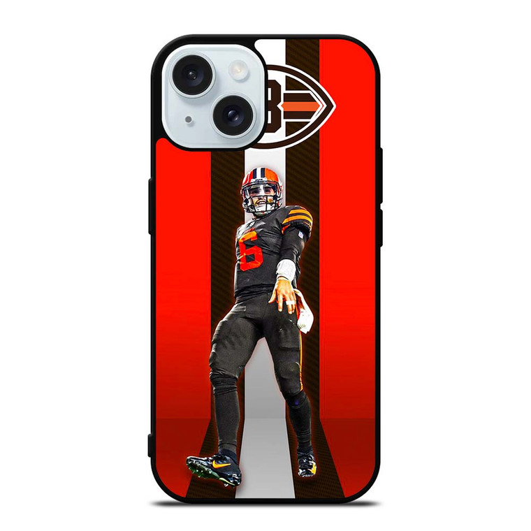 BAKER MAYFIELD CLEVELAND BROWNS NFL 3 iPhone 15 Case Cover