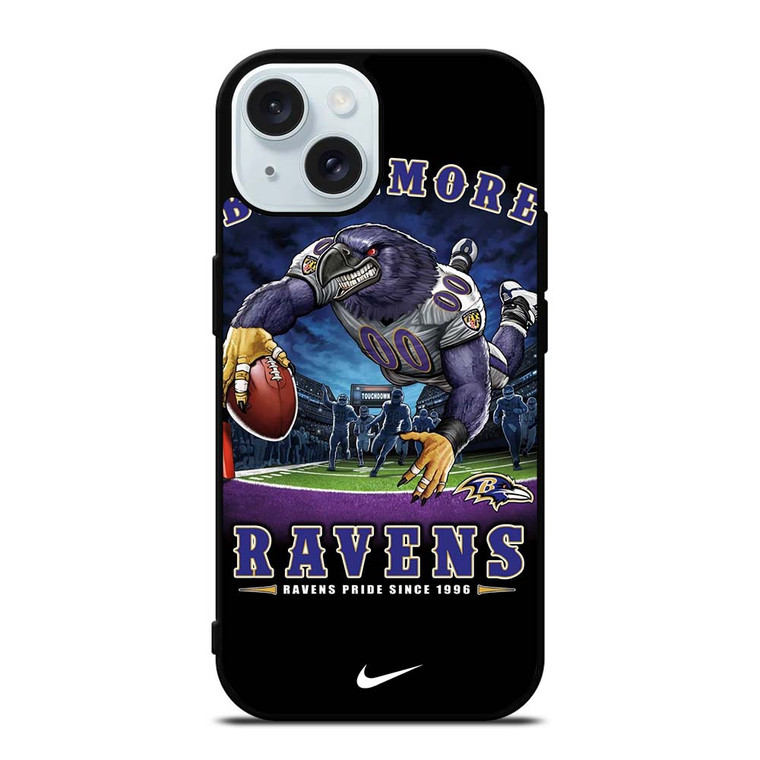 BALTIMORE RAVENS NFL ART iPhone 15 Case Cover