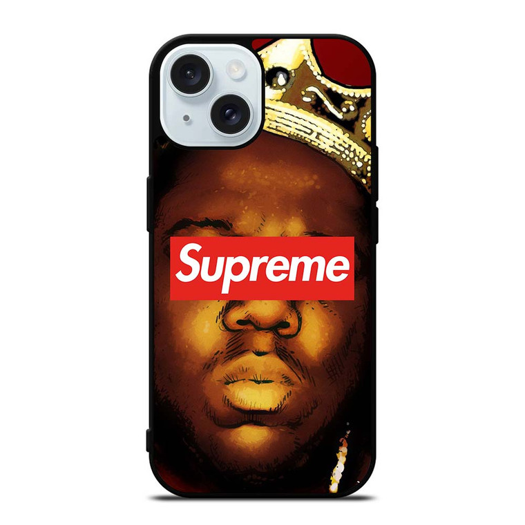 BIGGIE SMALLS NOTORIUOS SUPREME iPhone 15 Case Cover