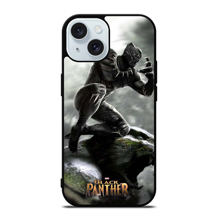 BLACK PANTHER MARVEL iPhone 15 Case Cover