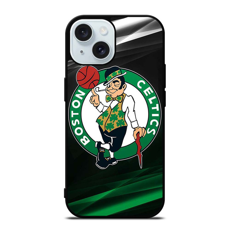 BOSTON CELTICS NBA LOGO iPhone 15 Case Cover