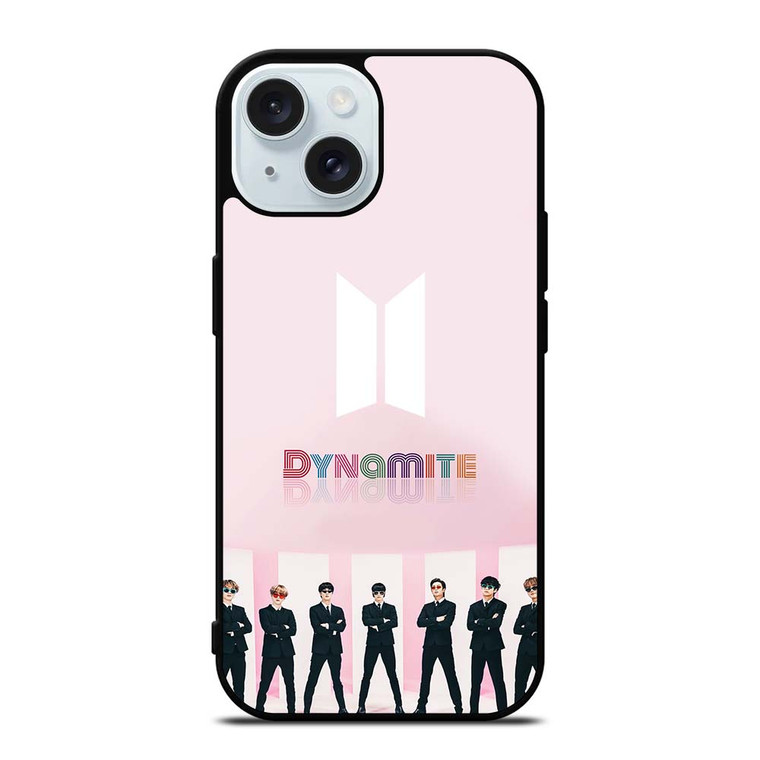 BTS DYNAMITE PINK iPhone 15 Case Cover